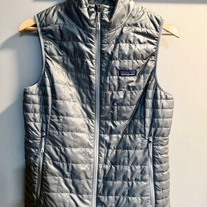Patagonia Nano Puff Insulated Vest - Silver